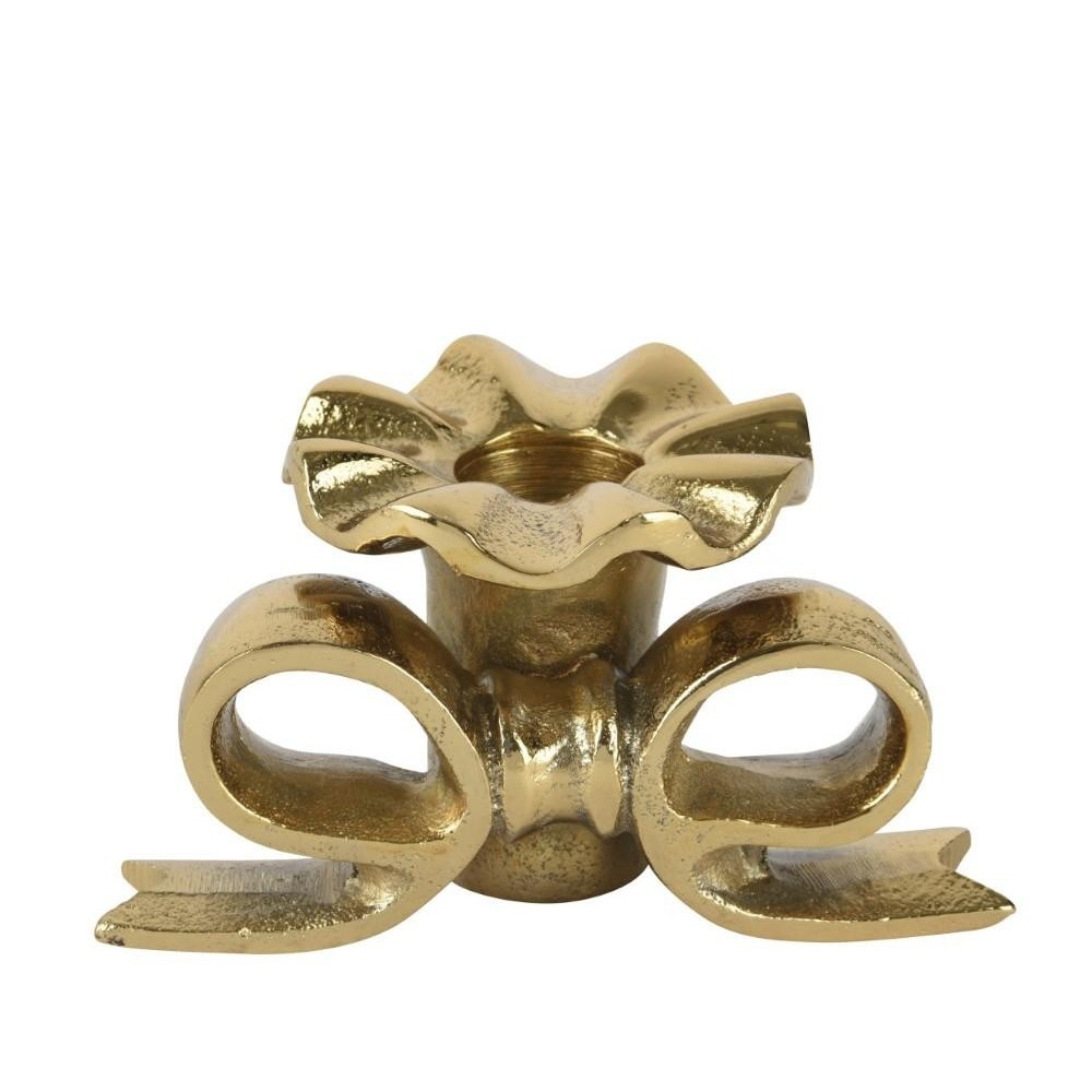 PORTACANDELA ALLUMINIO ORO FIOCCO H.5 D.6